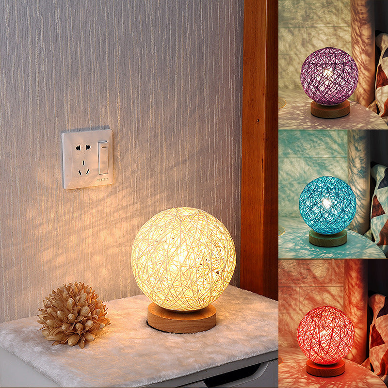 Sepak Takraw LED Night Light Creative Starry Sky Children Gift Usb Table Lamp Bedroom Bedside