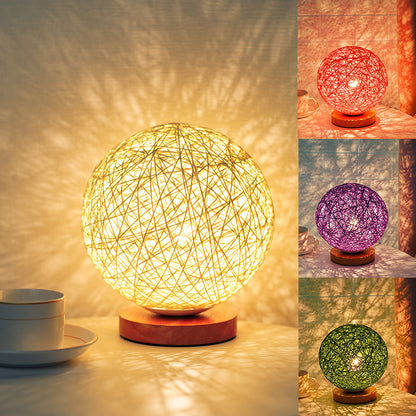 Sepak Takraw LED Night Light Creative Starry Sky Children Gift Usb Table Lamp Bedroom Bedside
