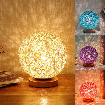 Sepak Takraw LED Night Light Creative Starry Sky Children Gift Usb Table Lamp Bedroom Bedside
