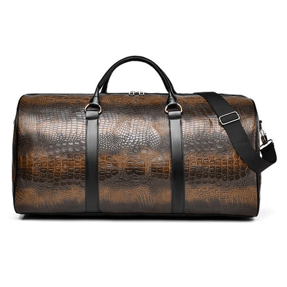Le Python Leather Duffel Bag