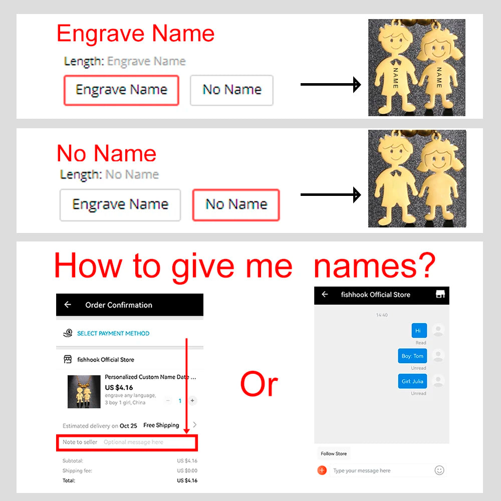 Personalized Necklace Child Kid Mother Mom Custom Chain Product Name Family Christmas Gift For Women Man Stainless Steel Jewelry