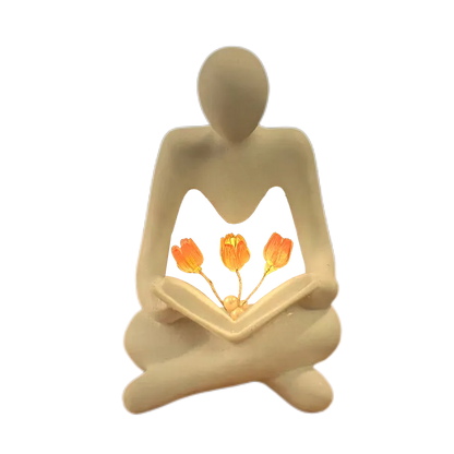 Nordic Living Room Ornaments Table Decor Abstract Figure Statue Lamp Modern Home Decoration Sculptures & Figurines for Interior