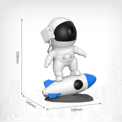 Galaxy Star Projector LED Night Light Starry Sky Astronaut For Bedroom Home Decorative Children Gifts Porjectors Table Lamp