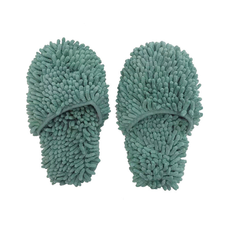 Household Chenille Sucking Water Washable Microfiber Mop Lazy Mopping Slippers Convenient and Soft Home Bathroom Cleaning Shoes