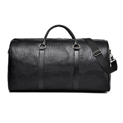 Le Python Leather Duffel Bag