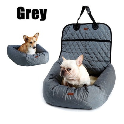 2 in 1 Pet Dog Carrier Folding Pet Car Seat Pad Safe Carry House Puppy Bag Car Travel Accessories Waterproof Dog Seat Bag Basket