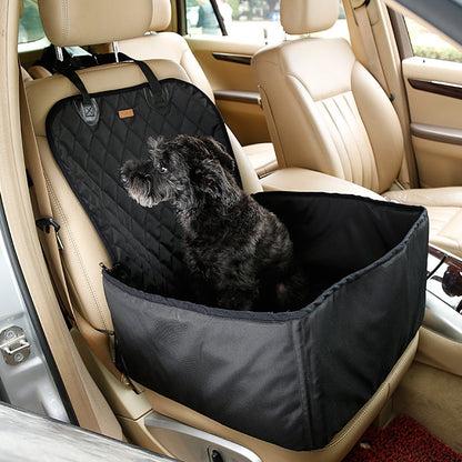 2 in 1 Pet Dog Carrier Folding Pet Car Seat Pad Safe Carry House Puppy Bag Car Travel Accessories Waterproof Dog Seat Bag Basket