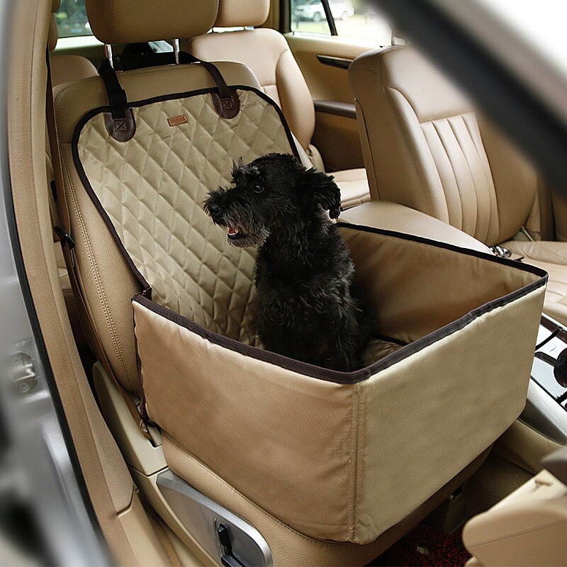 2 in 1 Pet Dog Carrier Folding Pet Car Seat Pad Safe Carry House Puppy Bag Car Travel Accessories Waterproof Dog Seat Bag Basket